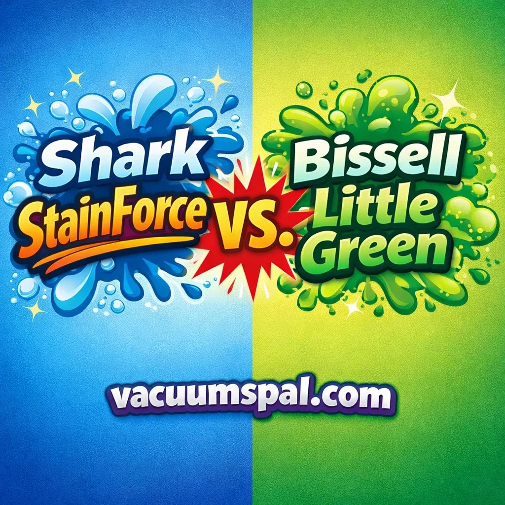 Shark StainForce vs Bissell Little Green