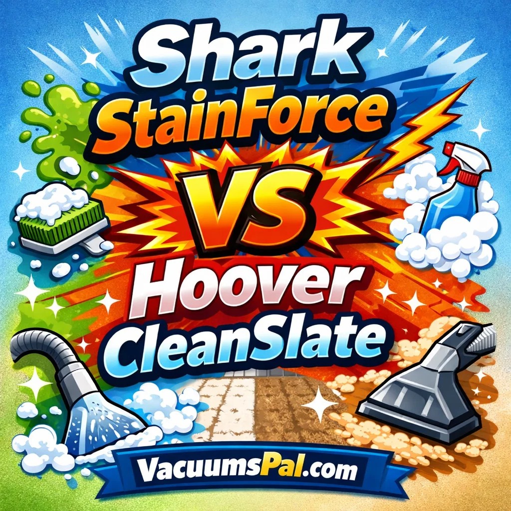 Shark StainForce vs Hoover CleanSlate