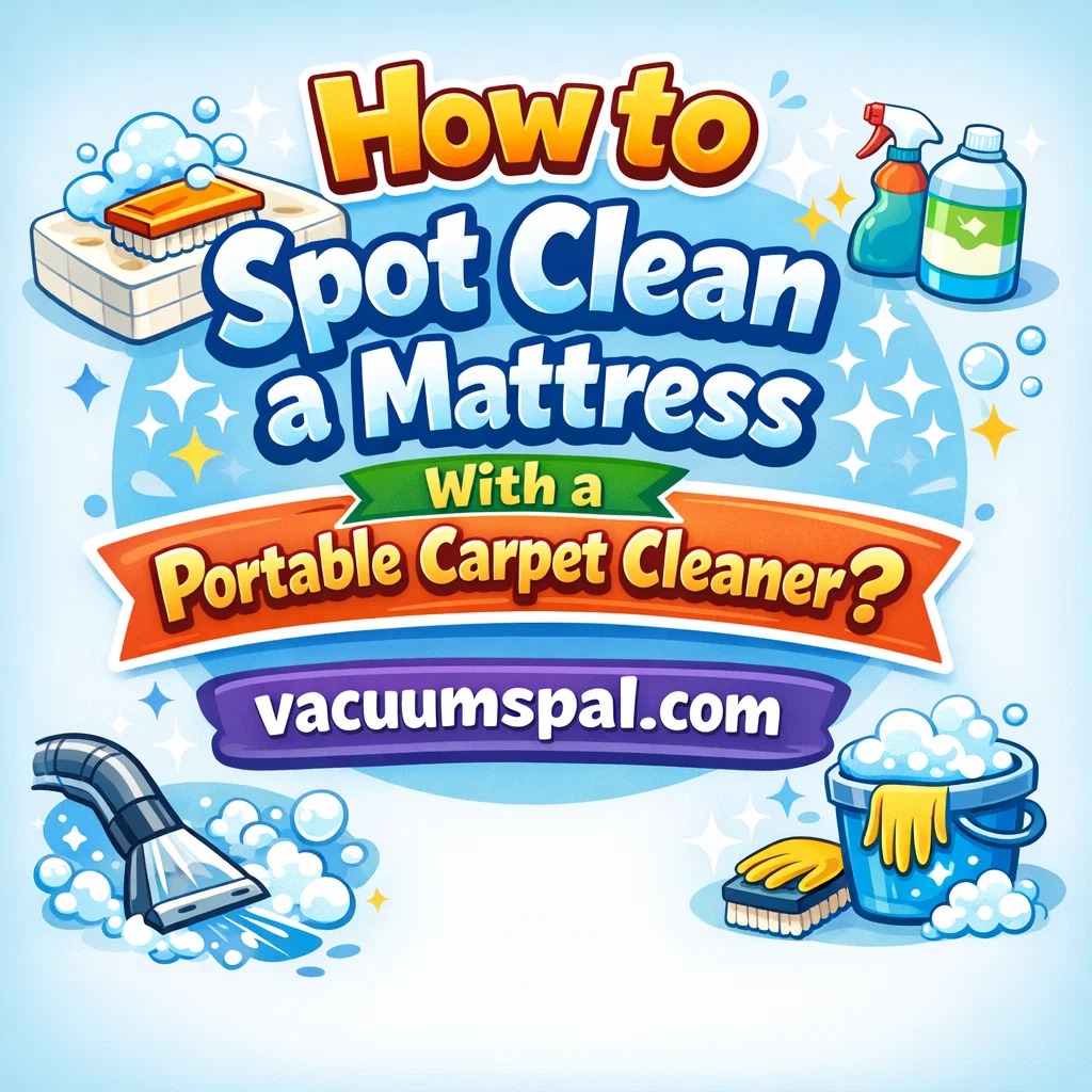 How to Spot Clean a Mattress With a Portable Carpet Cleaner