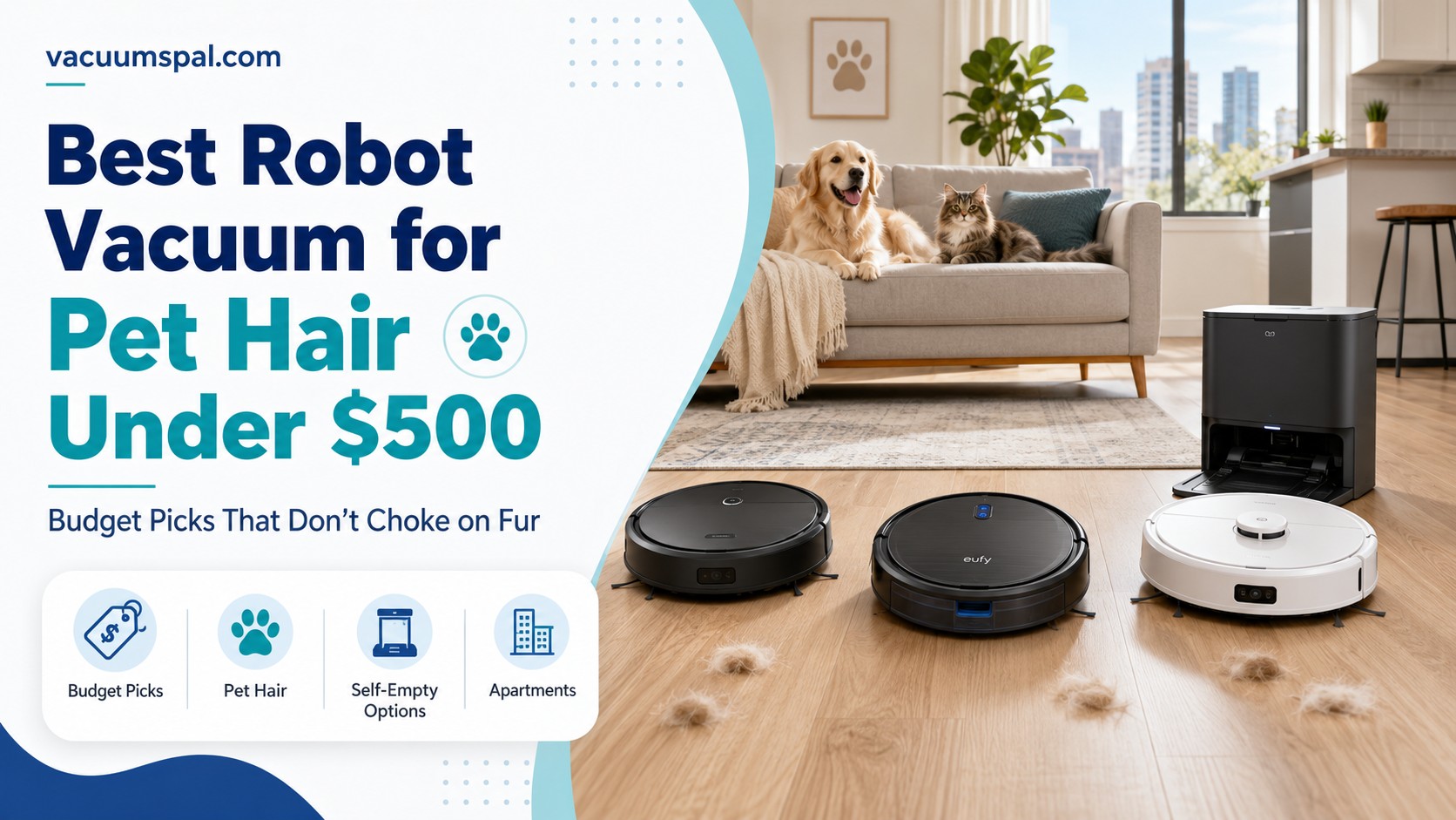 Best Robot Vacuum for Pet Hair Under 500