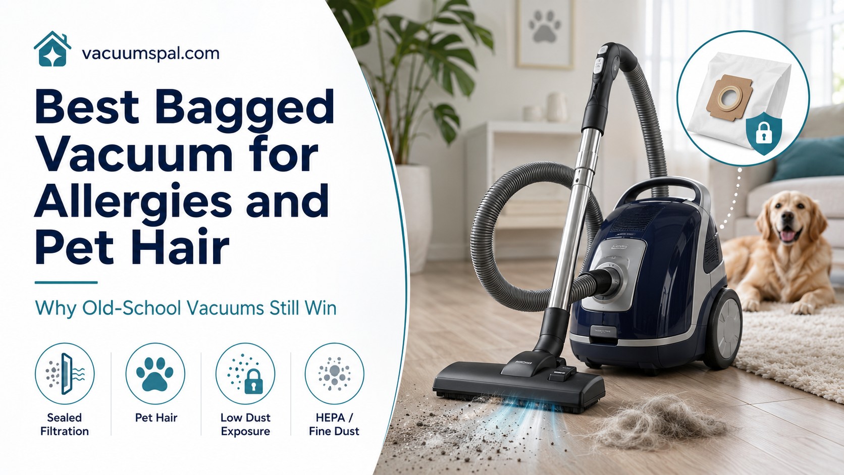 Best Bagged Vacuum for Allergies and Pet Hair